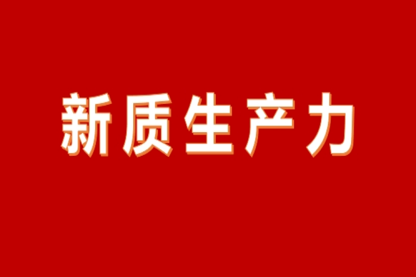 聚焦推动高质量发展，加快新质生产力的建设